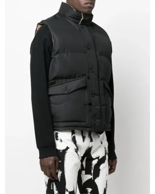 Alexander McQueen ロゴプリント パファー ジレ - サムネイル4