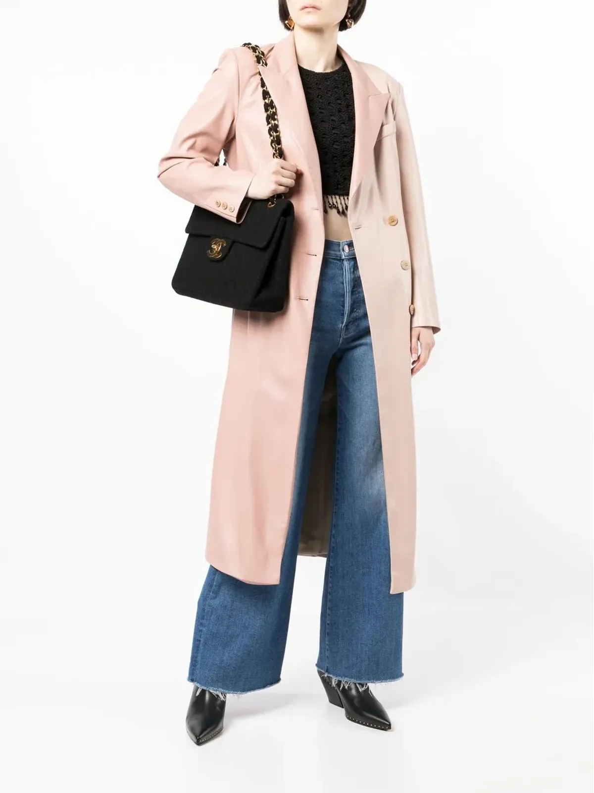 CHANEL Pre-Owned 1991-1994 ジャンボ クラシック フラップ ショルダーバッグ - 画像2