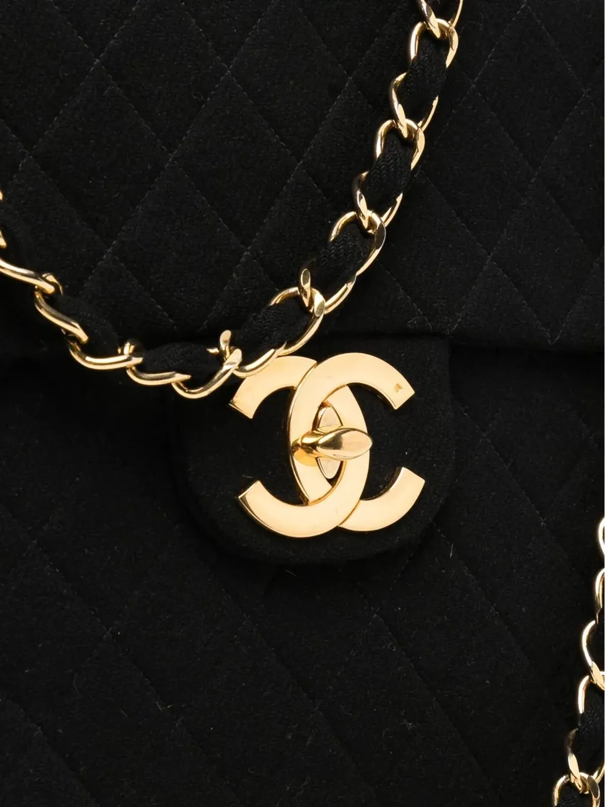CHANEL Pre-Owned 1991-1994 ジャンボ クラシック フラップ ショルダーバッグ - 画像4
