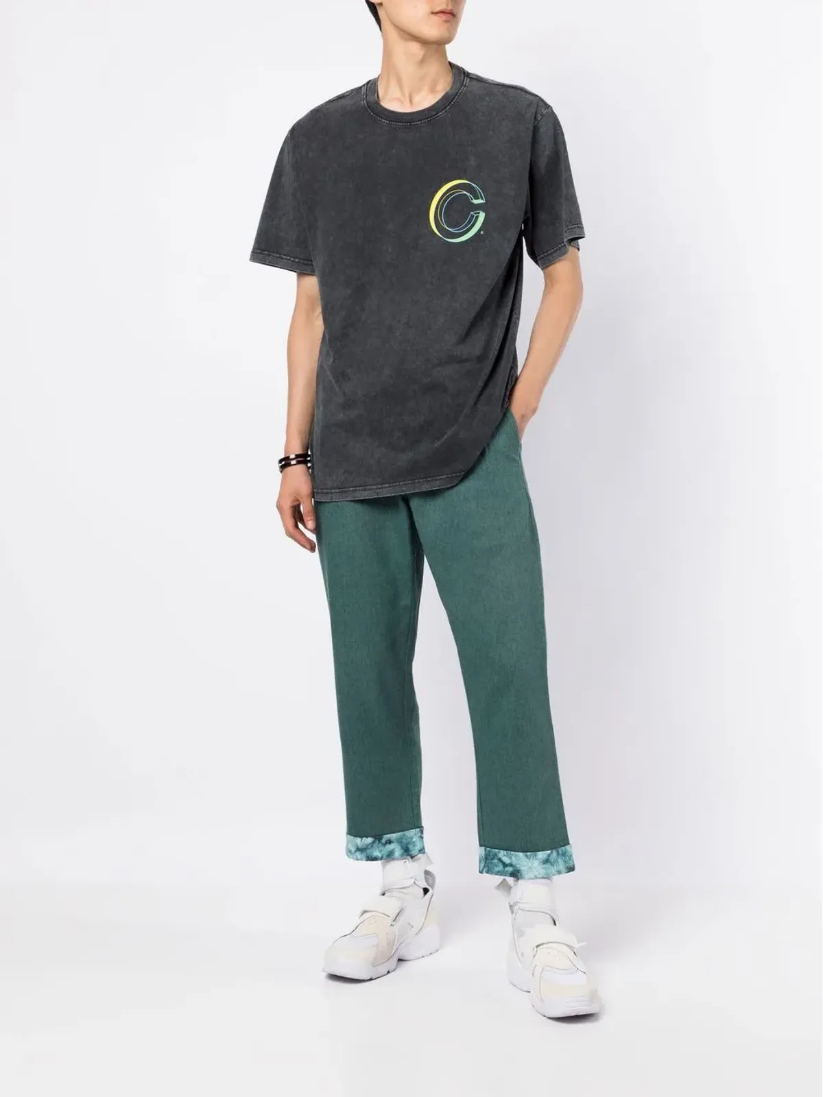 CLOT ターンアップストレートレッグパンツ - 画像2