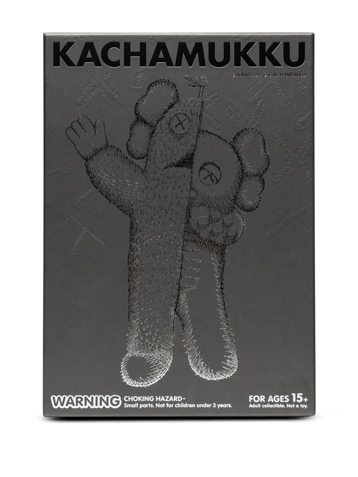 KAWS Kachamukku ブラック フィギュリン - 画像4