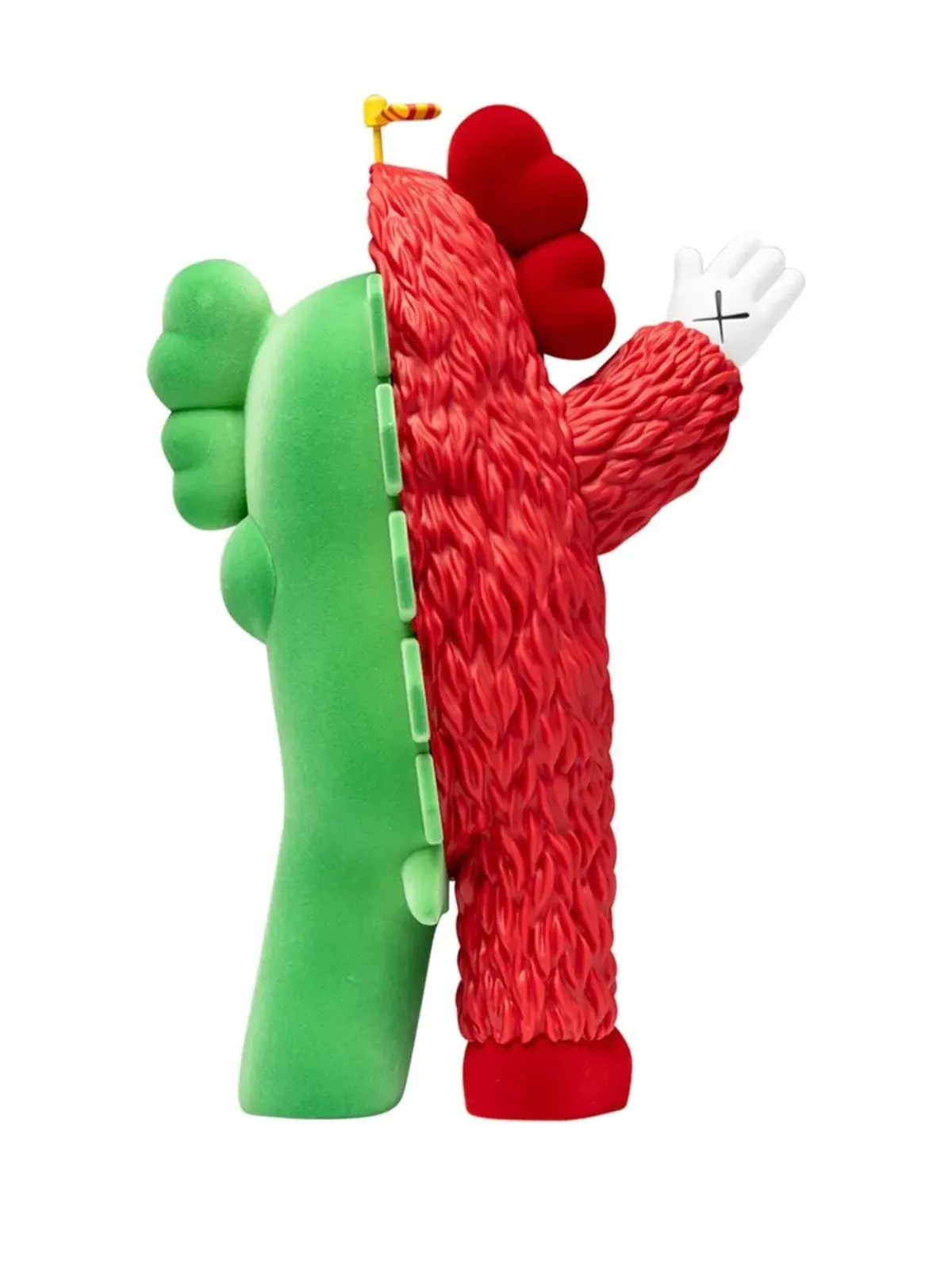 KAWS Kachamukku レッド/グリーン フィギュリン - 画像2
