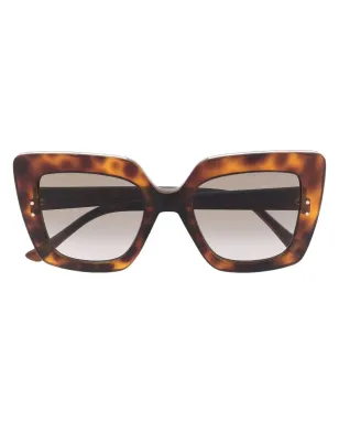 Jimmy Choo Eyewear べっこう柄ティントサングラス - サムネイル1