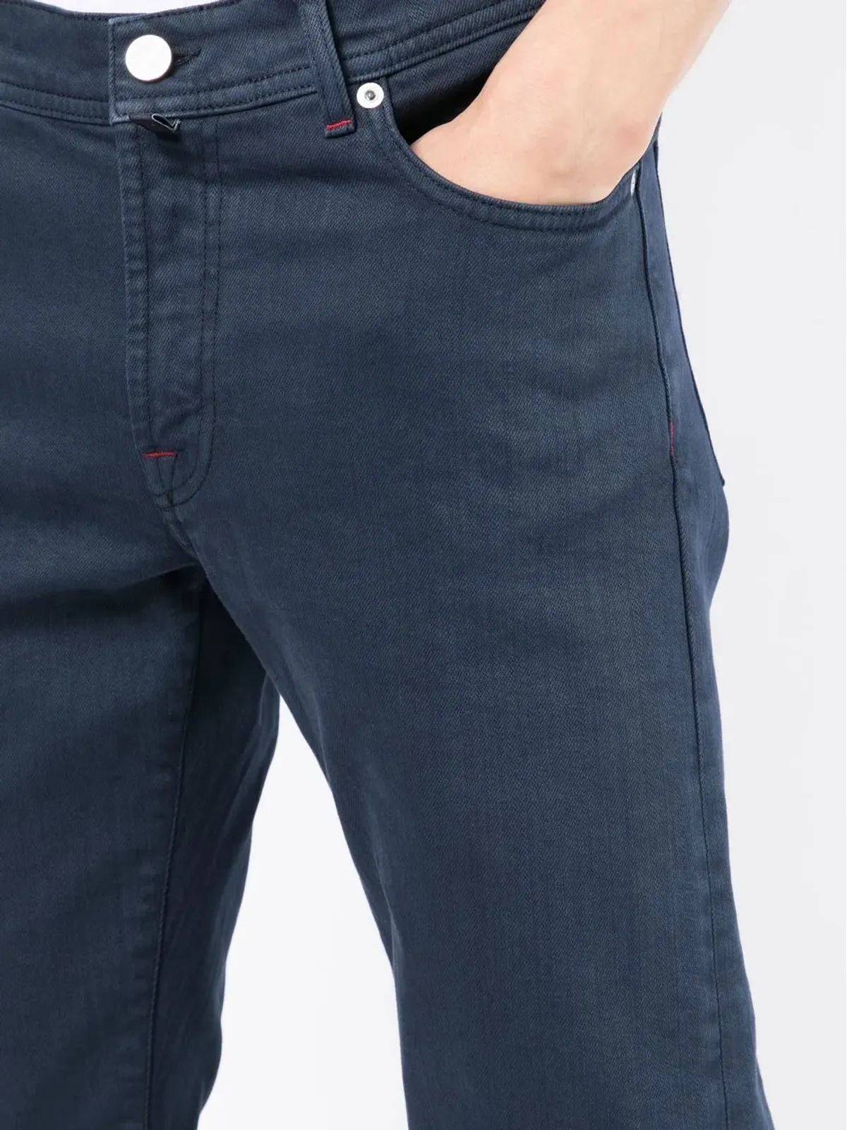 Kiton スリムカット チノパンツ - 画像5