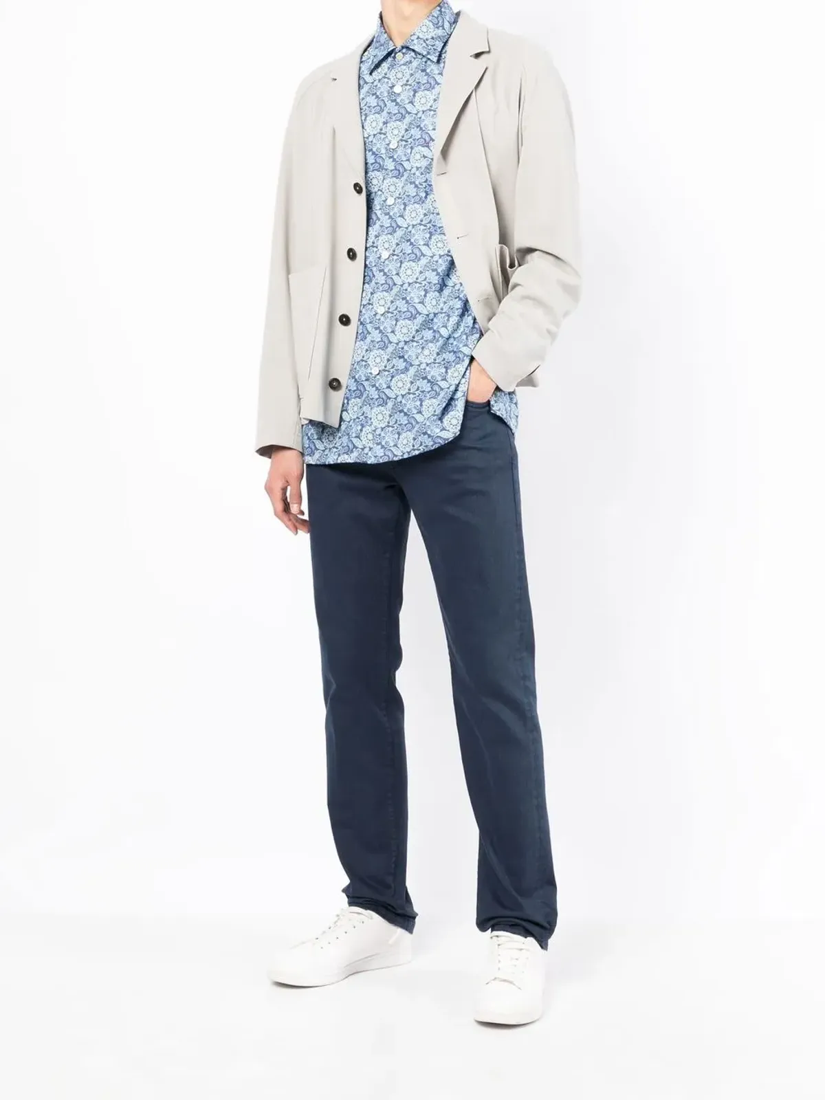 Kiton スリムカット チノパンツ - 画像2