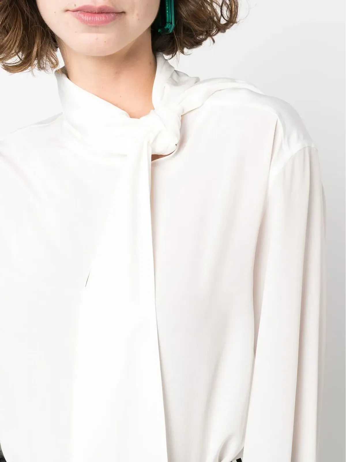 Givenchy パッシーボウ シルクブラウス - 画像5