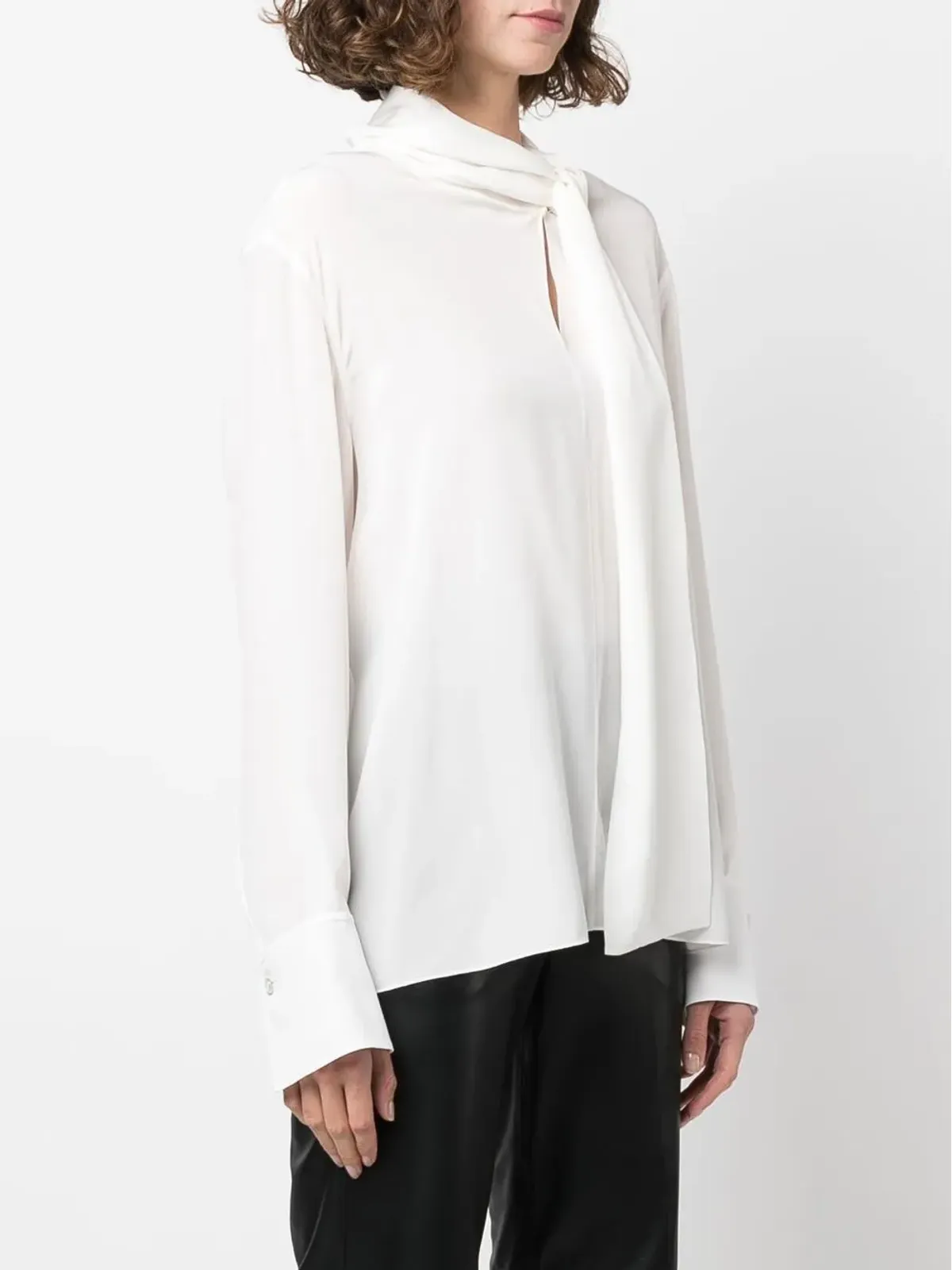 Givenchy パッシーボウ シルクブラウス - 画像3