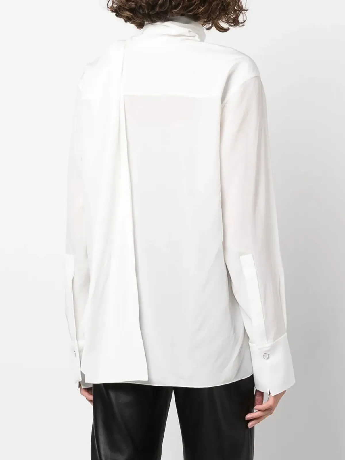Givenchy パッシーボウ シルクブラウス - 画像4