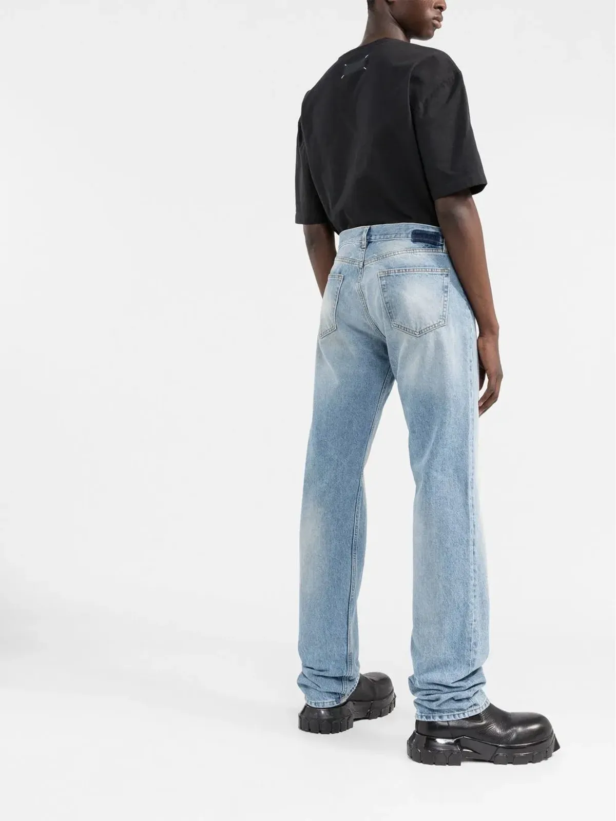 Maison Margiela 四針ステッチ コットン Tシャツ - 画像3
