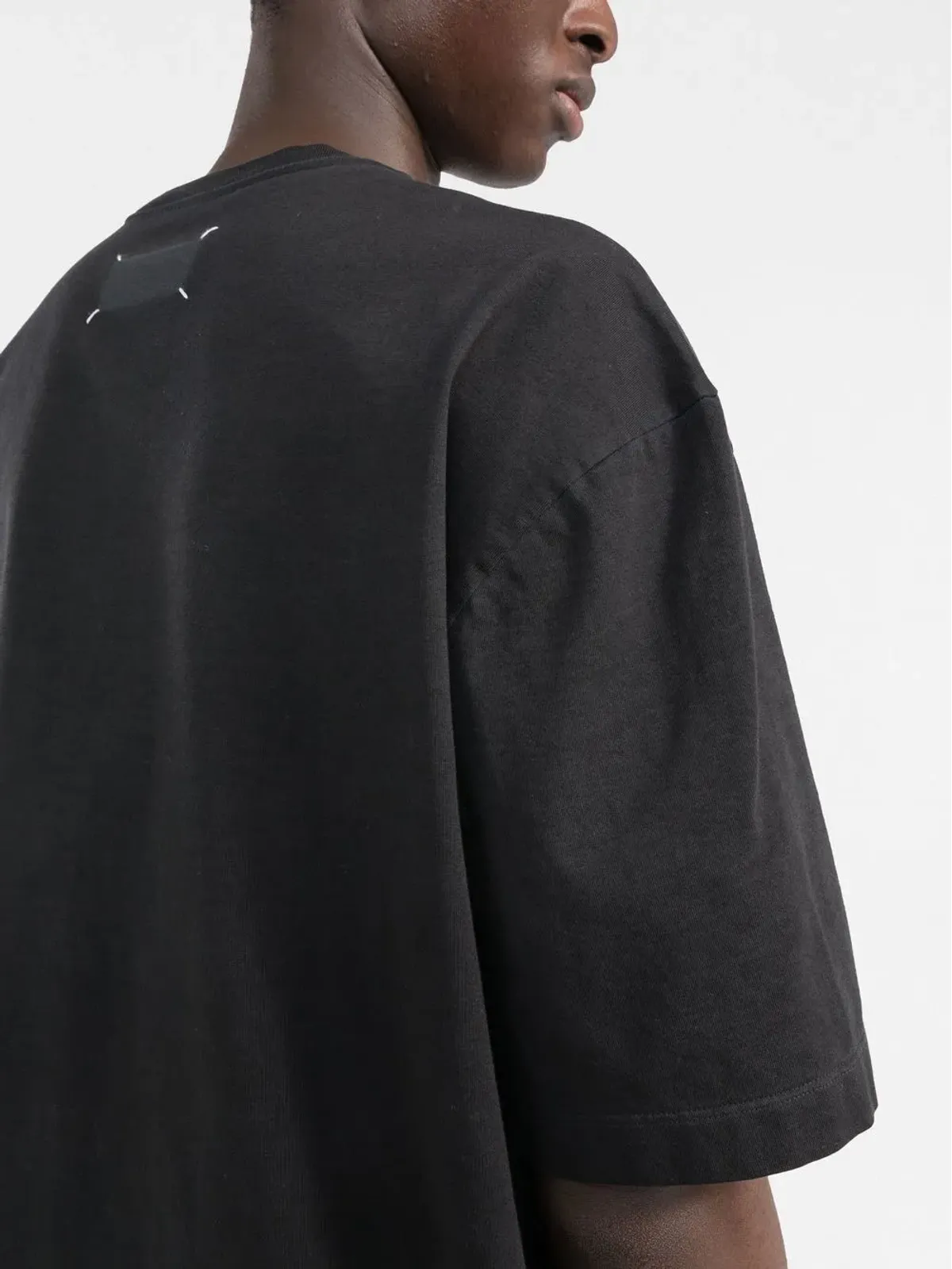 Maison Margiela 四針ステッチ コットン Tシャツ - 画像4
