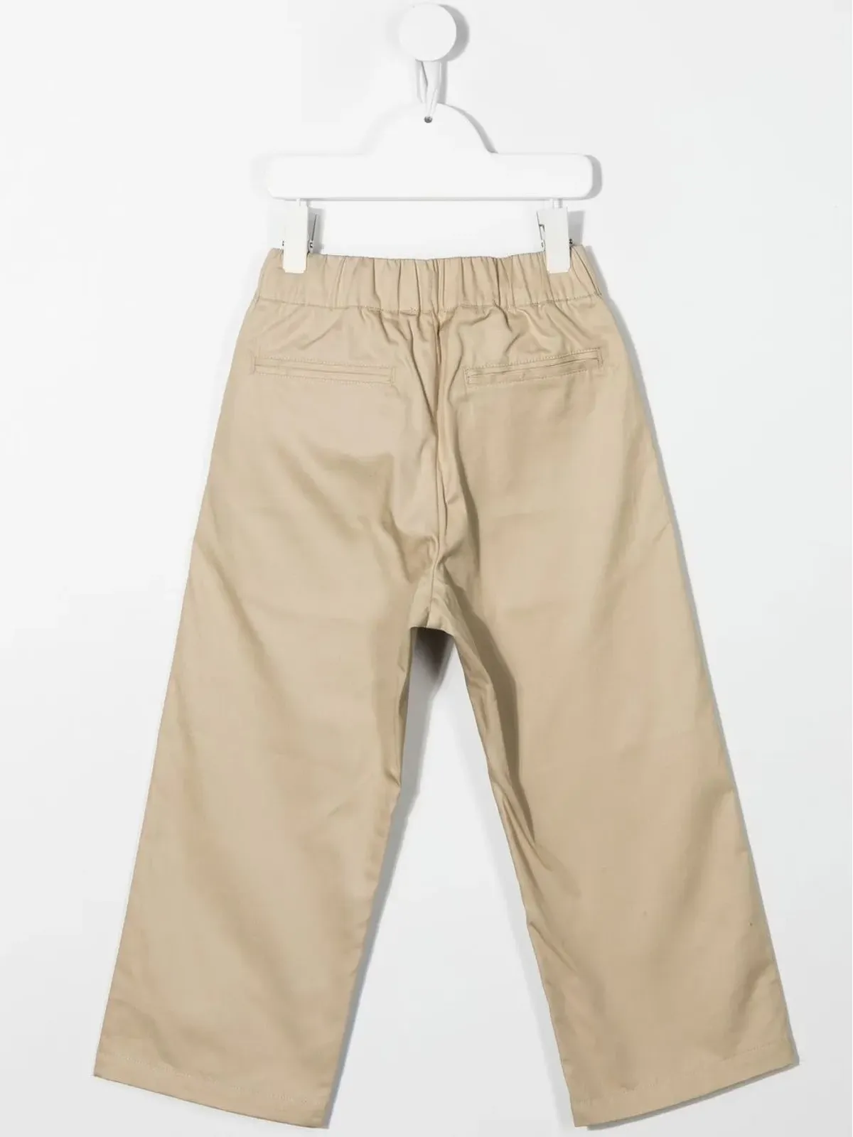 Palm Angels Kids ロゴプリント・ストレートレッグパンツ - Neutrals - 画像2