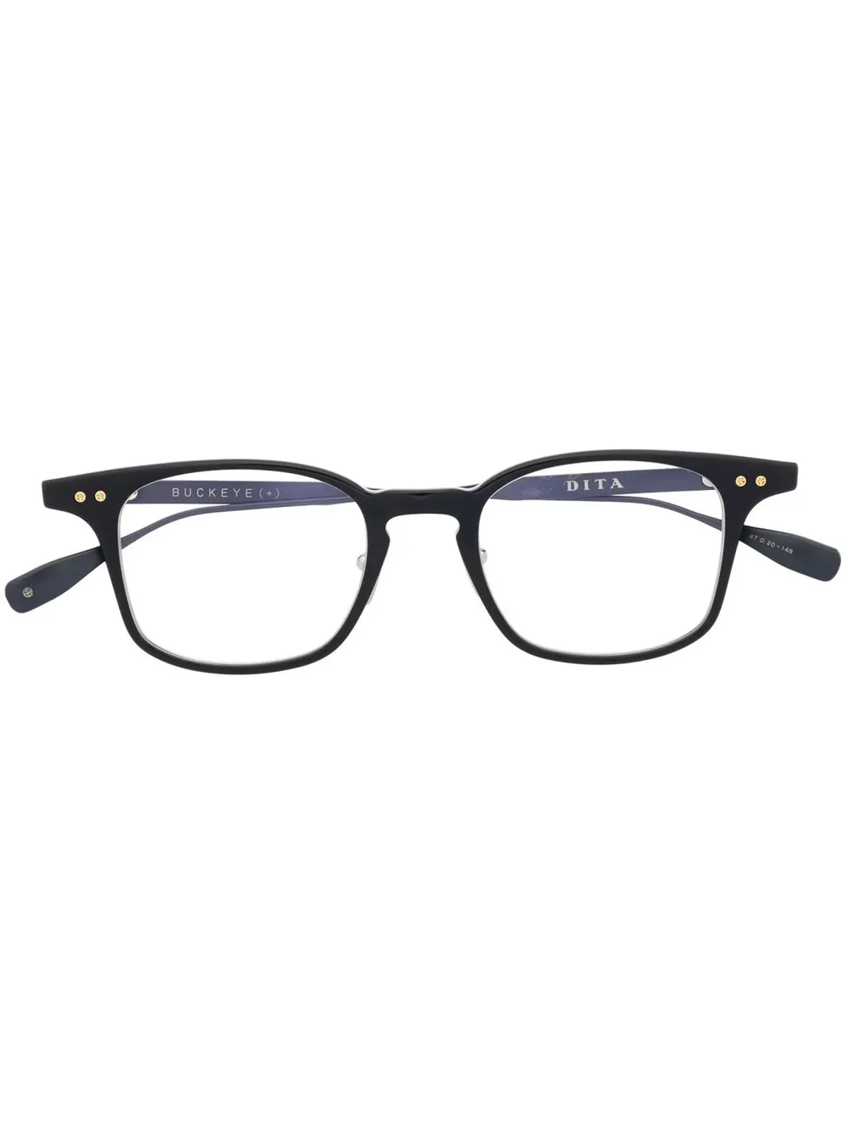 Dita Eyewear 長方形フレームの眼鏡（ブルー） - 画像1