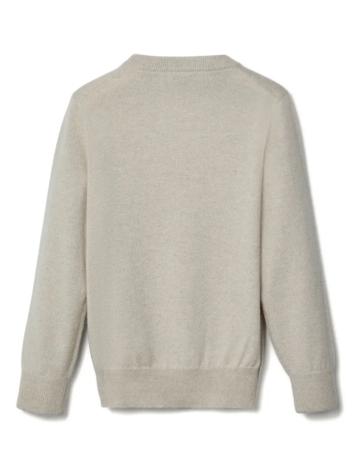 Brunello Cucinelli Kids ロゴ刺繍カシミアスウェットシャツ - 画像2