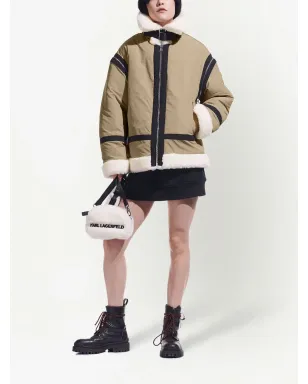 Karl Lagerfeld ファー付きバイカージャケット - サムネイル2