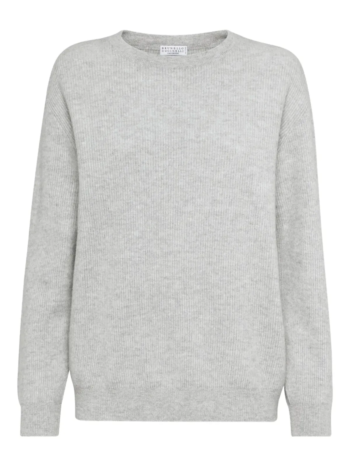Brunello Cucinelli ラウンドネック カシミヤ セーター - 画像1