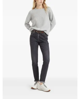 Brunello Cucinelli ラウンドネック カシミヤ セーター - サムネイル2