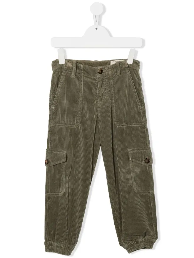Brunello Cucinelli Kids Brunello Cucinelli Kids コーデュロイ テーパードパンツの商品画像