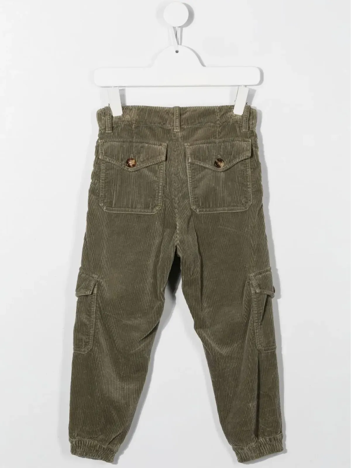 Brunello Cucinelli Kids コーデュロイ テーパードパンツ - 画像2