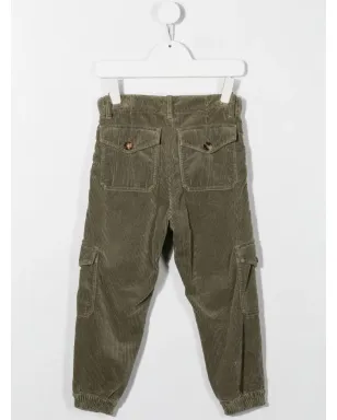 Brunello Cucinelli Kids コーデュロイ テーパードパンツ - サムネイル2