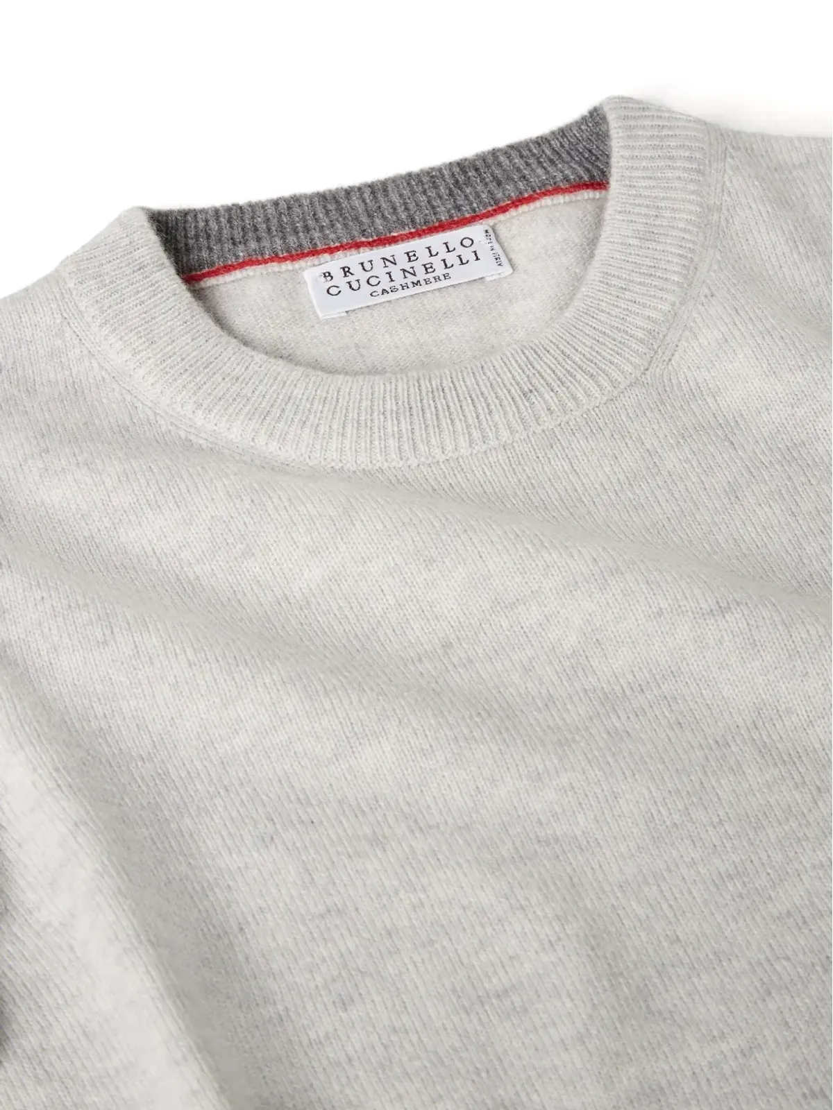 Brunello Cucinelli Kids クルーネック カシミア セーター - 画像3