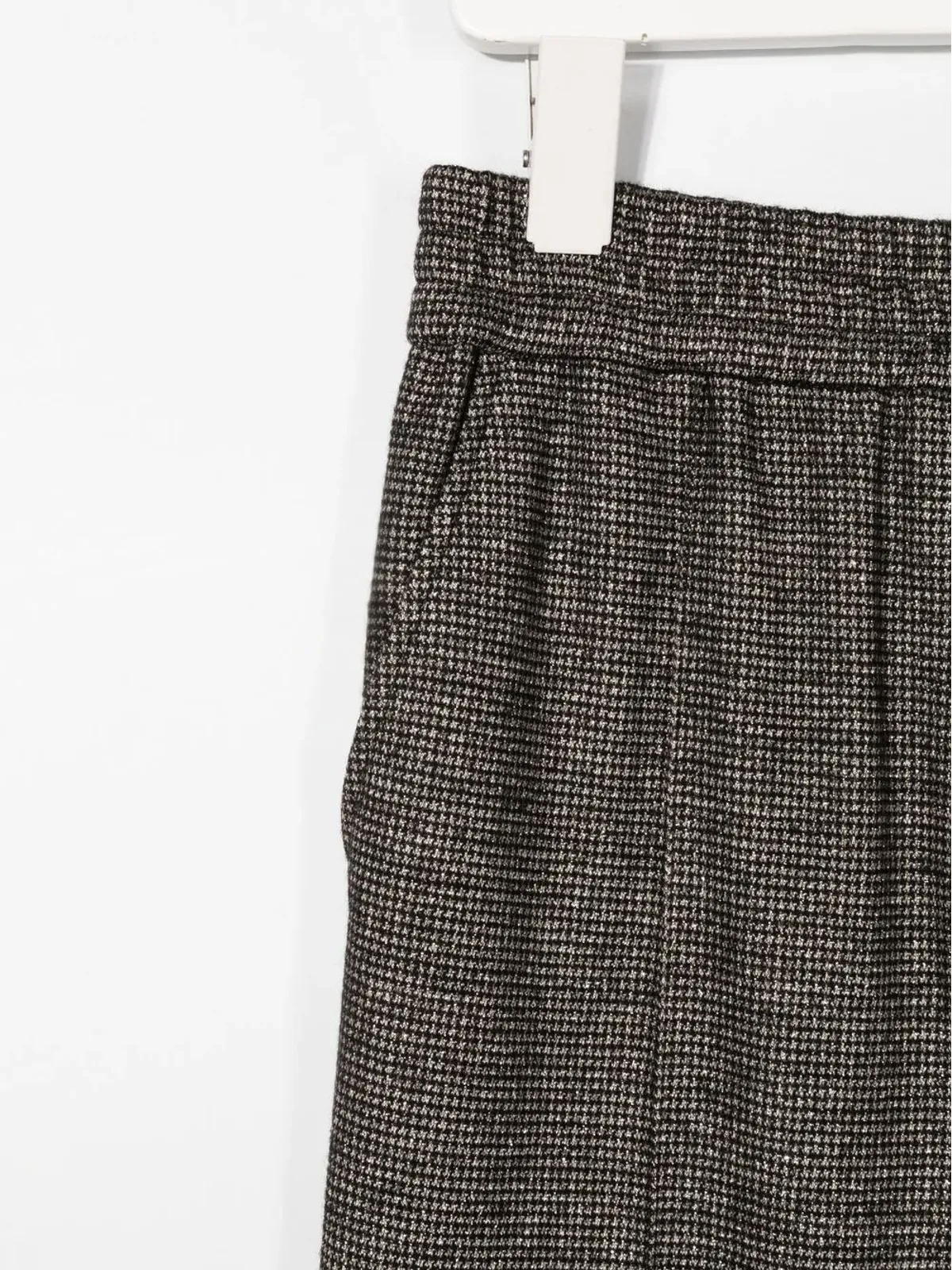 Brunello Cucinelli Kids グリッターエンブリッシュデザイン トラウザーズ ブラック - 画像3