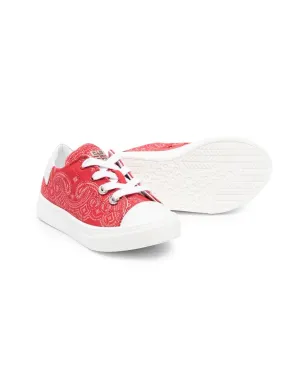 Givenchy Kids バンダナ柄 ローカットスニーカー - レッド - サムネイル2