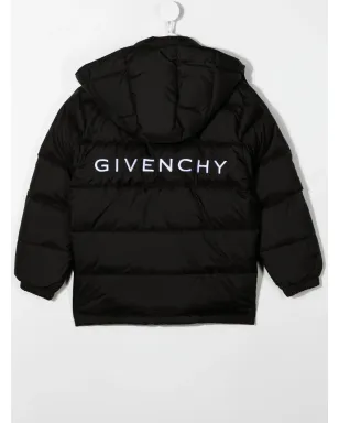 Givenchy Kids ロゴプリントのダウンジャケット（フード付き） - サムネイル2