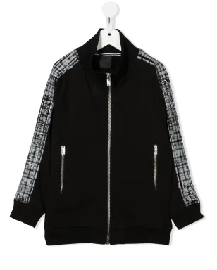 Givenchy Kids ロゴテープ付きジップスウェットシャツ - サムネイル1