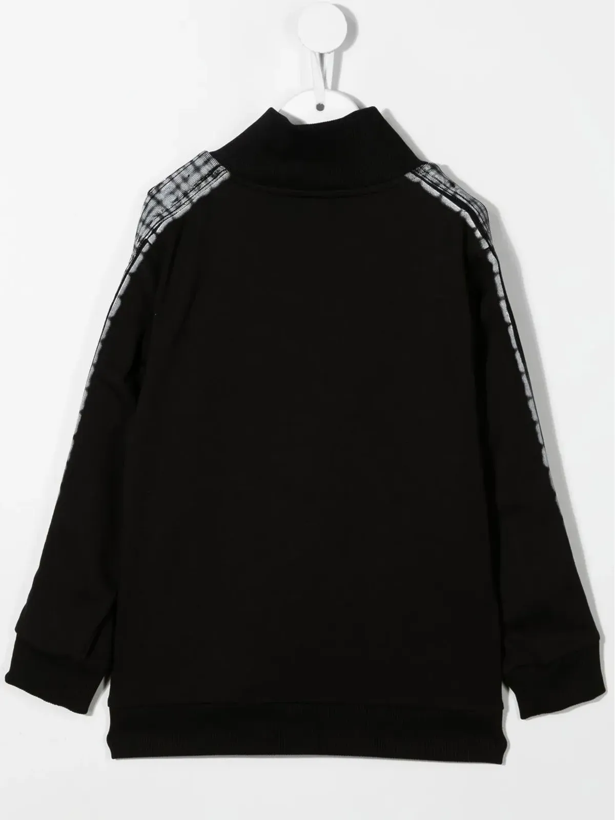 Givenchy Kids ロゴテープ付きジップスウェットシャツ - 画像2