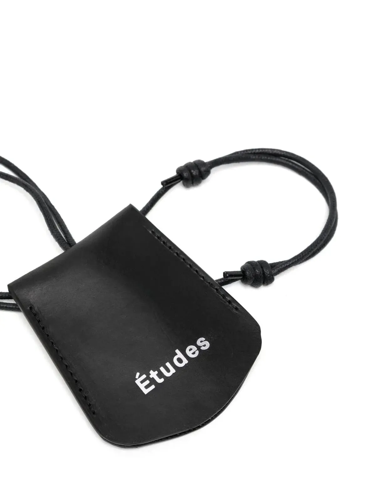 Études Studio ロゴプリントレザーポーチ - 画像2