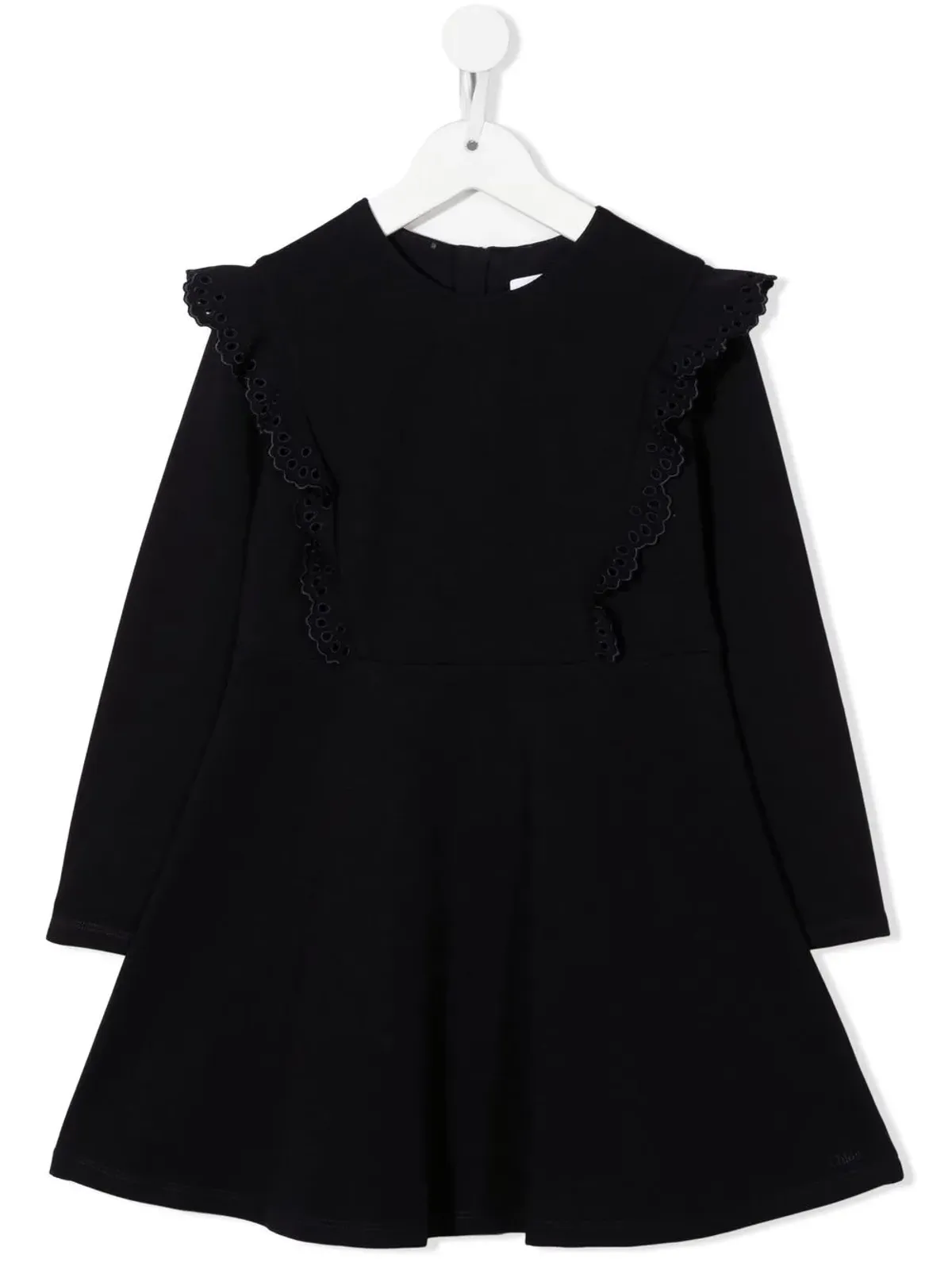 Chloé Kids フリルディテールのフレアドレス - 画像1