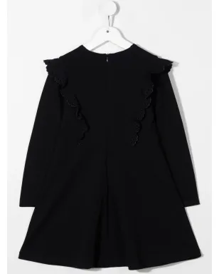 Chloé Kids フリルディテールのフレアドレス - サムネイル2
