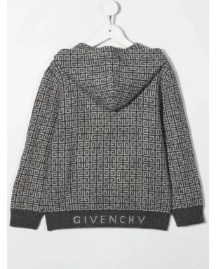 Givenchy Kids 4Gニットフード付きカーディガン - サムネイル2