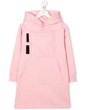 Givenchy Kids 長袖フード付きドレス - ピンク - サムネイル1