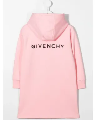 Givenchy Kids 長袖フード付きドレス - ピンク - サムネイル2
