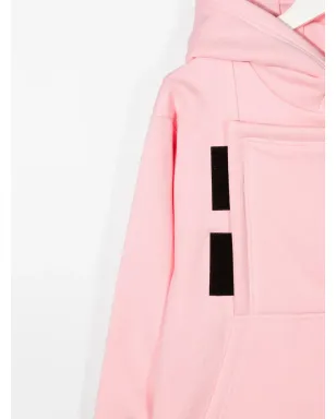 Givenchy Kids 長袖フード付きドレス - ピンク - サムネイル3