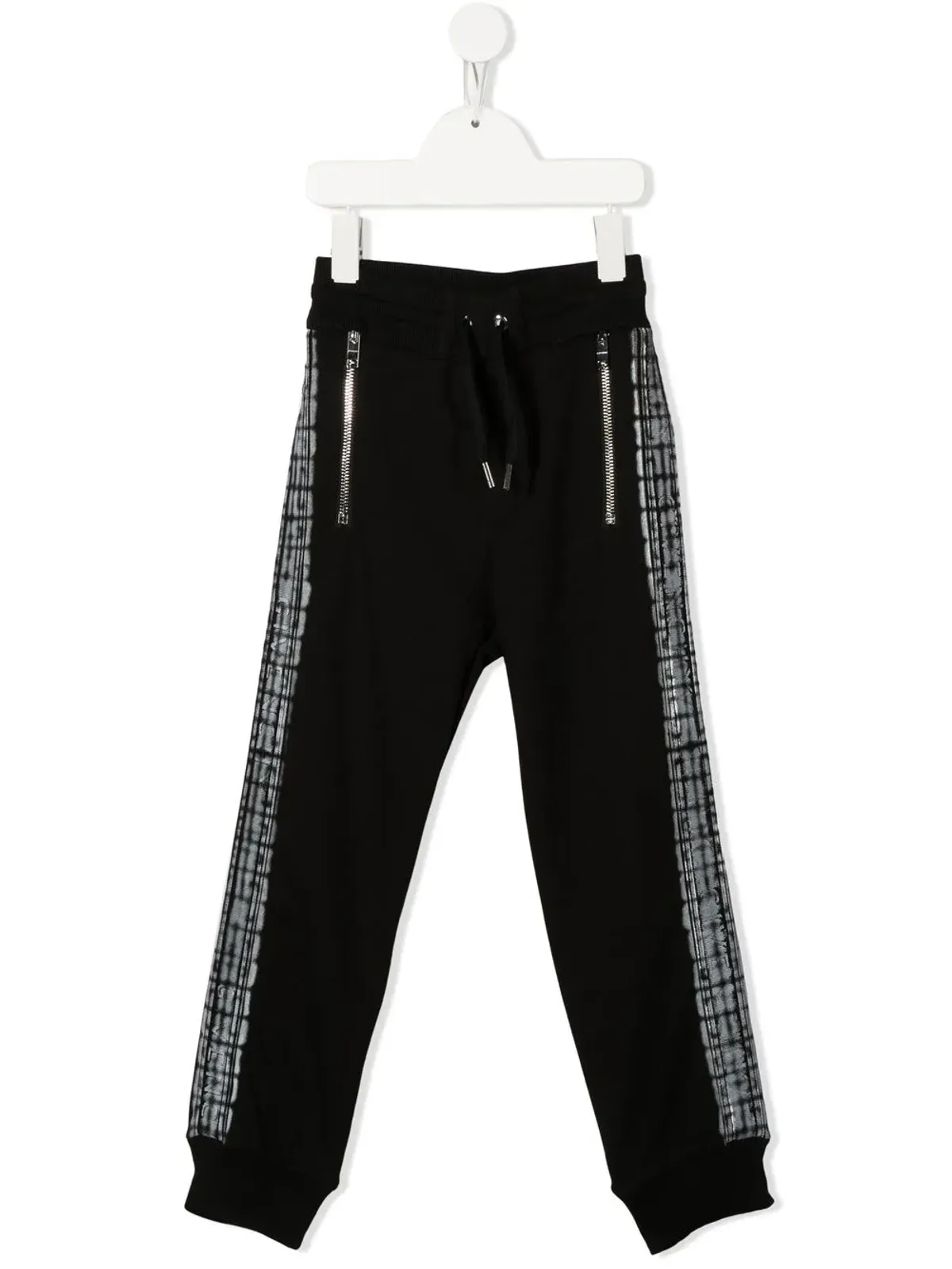 Givenchy Kids ロゴテープディテール スウェットパンツ - ブラック - 画像1
