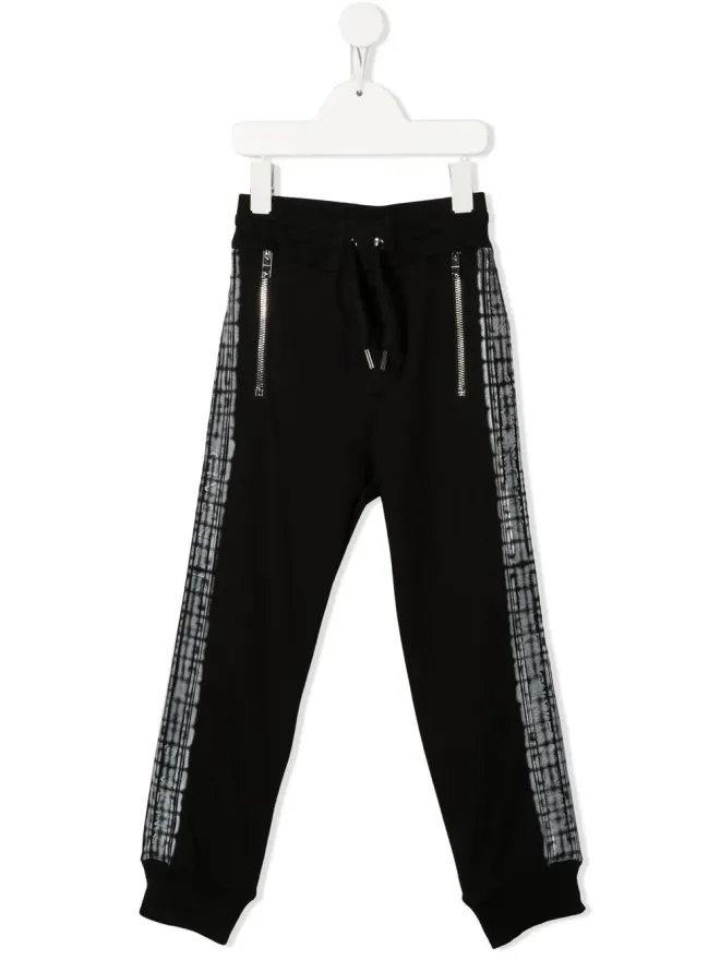 Givenchy Kids Givenchy Kids ロゴテープディテール スウェットパンツ - ブラックの商品画像