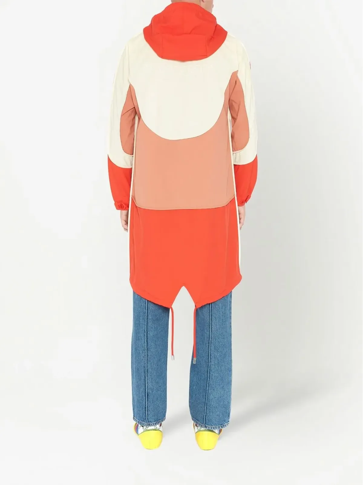 JW Anderson ロゴ刺繍カラー・ブロックパーカ - 画像4