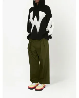JW Anderson プリーツ加工 テーラードパンツ - グリーン - サムネイル2