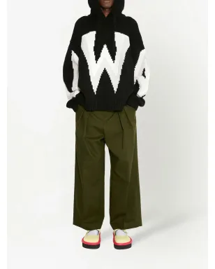 JW Anderson プリーツ加工 テーラードパンツ - グリーン - サムネイル3