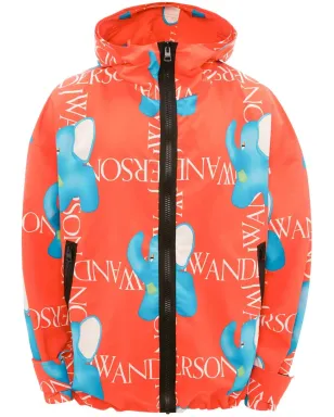 JW Anderson エレファントプリント オーバーサイズ フードジャケット - サムネイル1