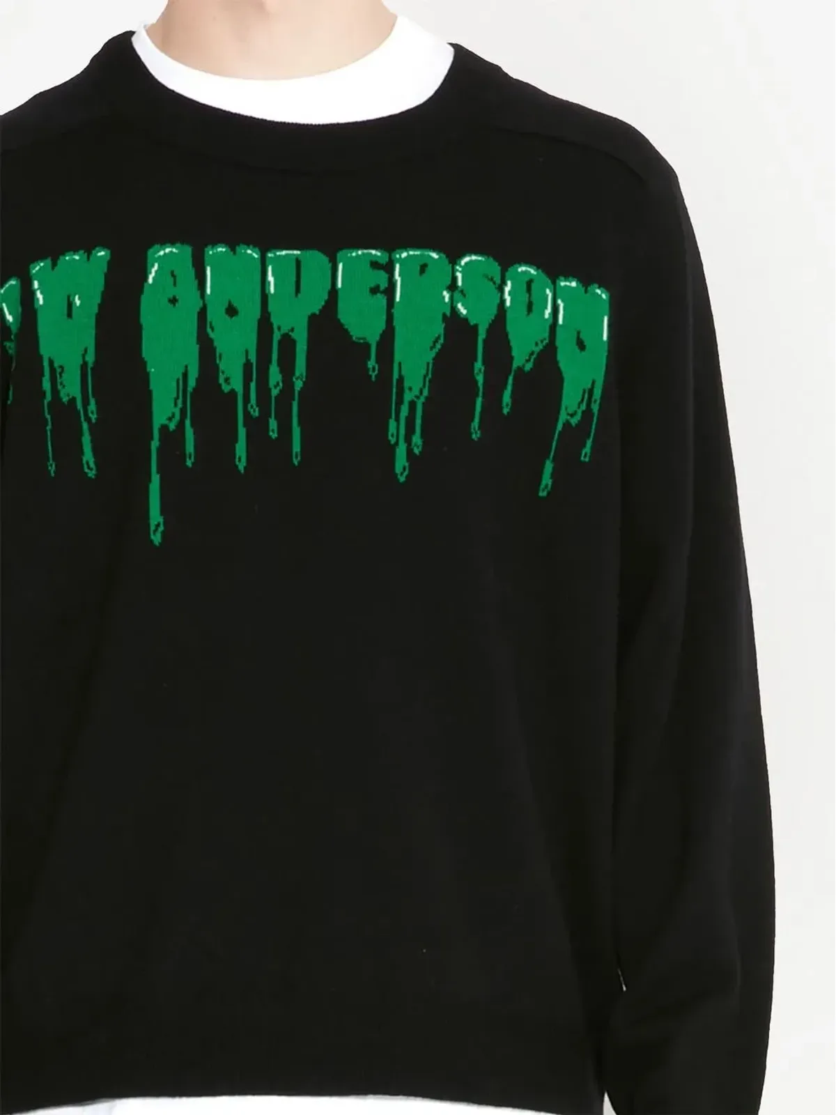 JW Anderson インターシャ編みロゴセーター - 画像5