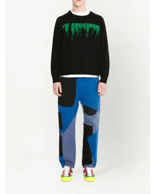 JW Anderson インターシャ編みロゴセーター - サムネイル3