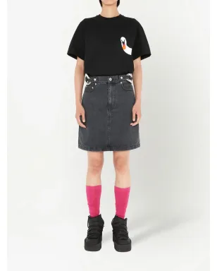 JW Anderson チェーンリンクディテール デニムスカート - サムネイル2