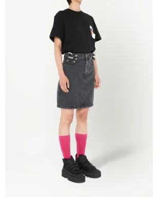 JW Anderson チェーンリンクディテール デニムスカート - サムネイル3