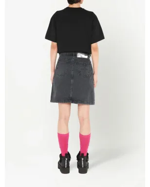 JW Anderson チェーンリンクディテール デニムスカート - サムネイル4