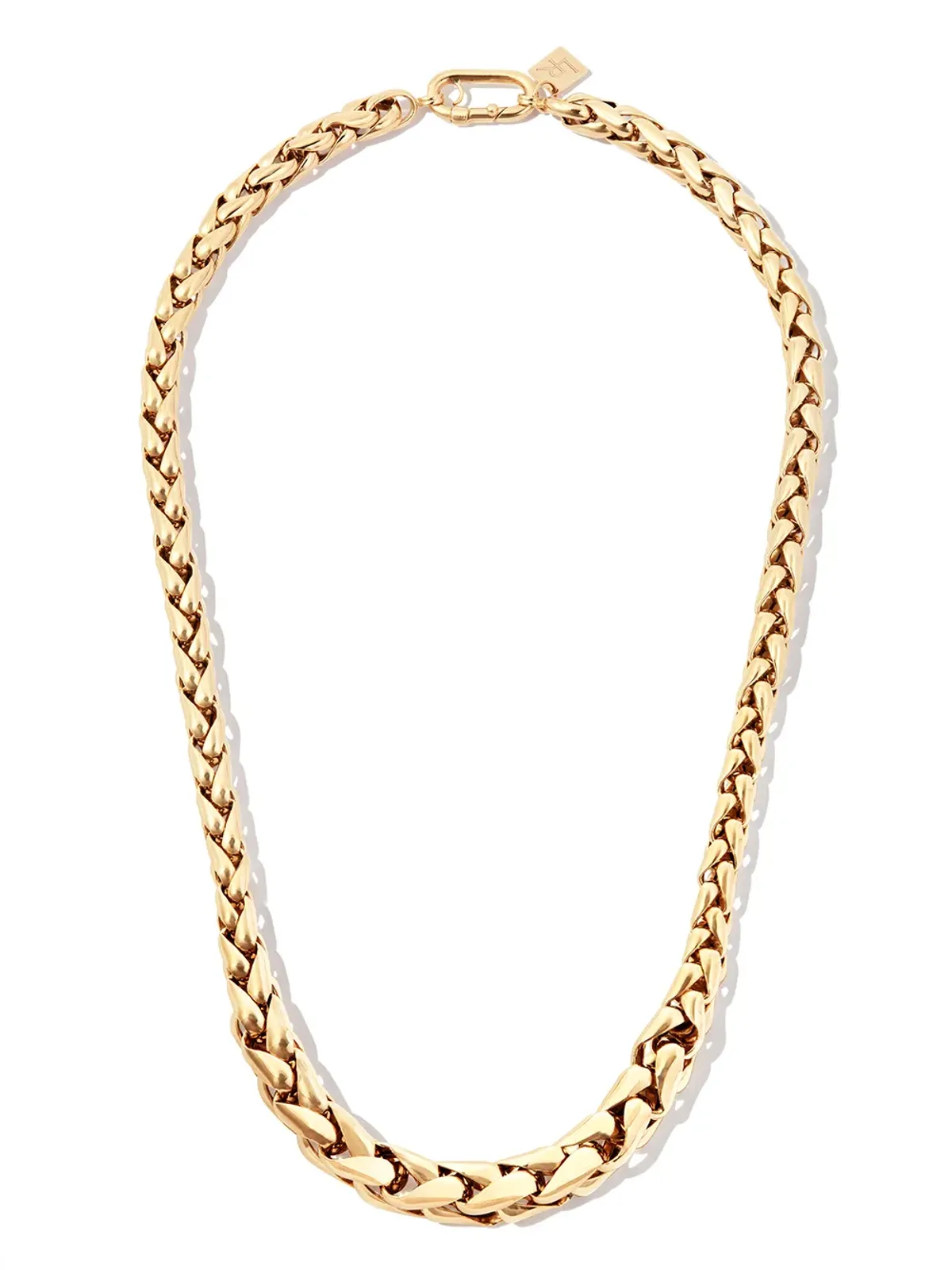 Lauren Rubinski 14kt イエローゴールド ツイストチェーン ネックレス - 画像2