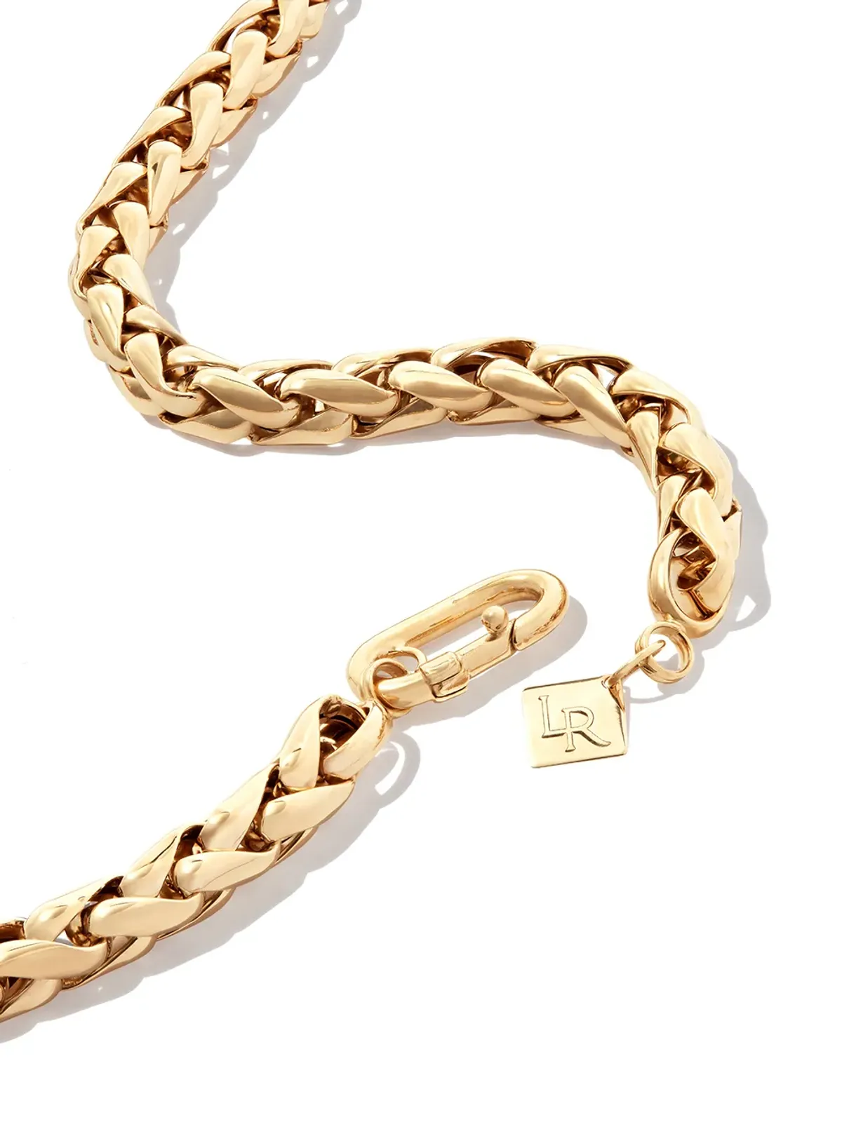 Lauren Rubinski 14kt イエローゴールド ツイストチェーン ネックレス - 画像3