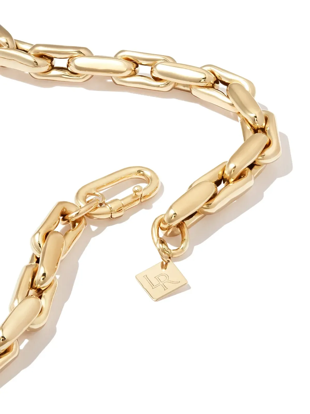Lauren Rubinski 14kt イエローゴールド チェーンリンク ネックレス - 画像3